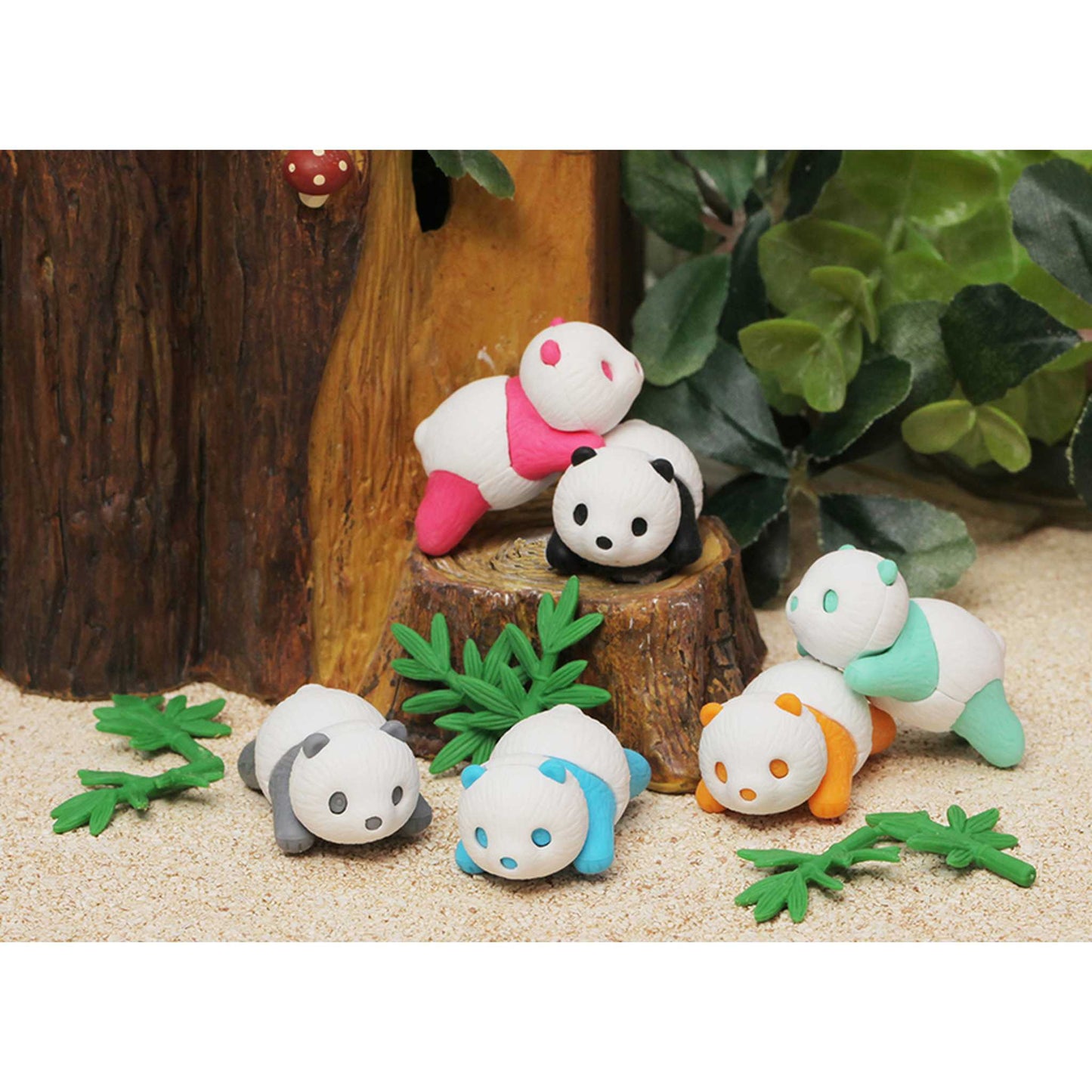 PAN001 - Baby Panda-Mix 60 Stück (Iwako)