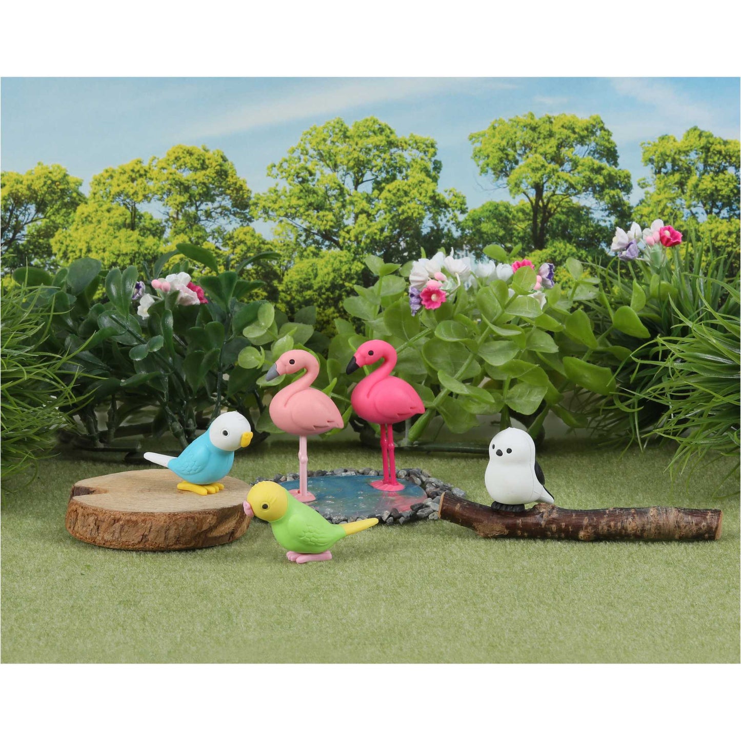 TOR001 - Vogel-Mix 60 Stück (Iwako)