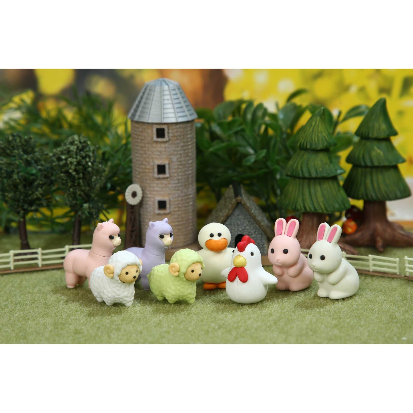 MAK001 - Bauernhof-Mix 60 Stück (Iwako)